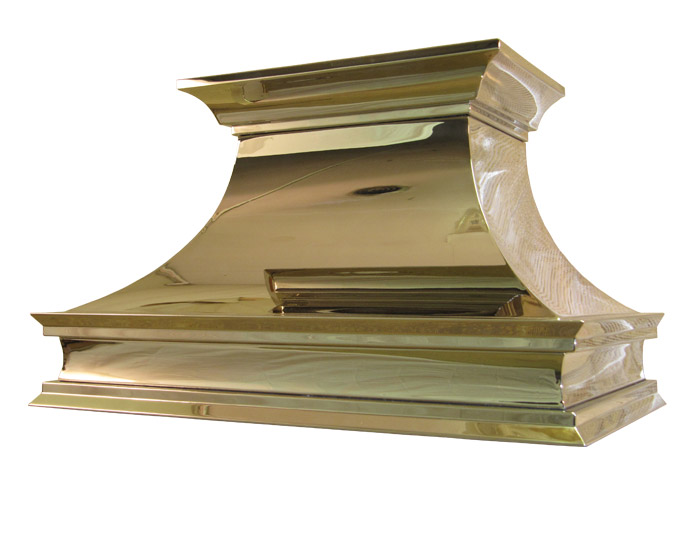 Custom Nickel Range Hood